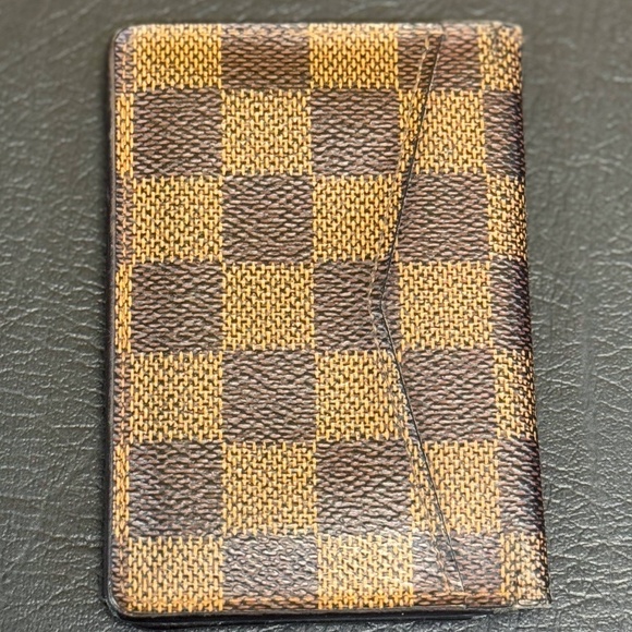 Louis Vuitton Chapman Brothers Rhino Brown Damier Ebene Pocket Organizer de Poch - Picture 3 of 10